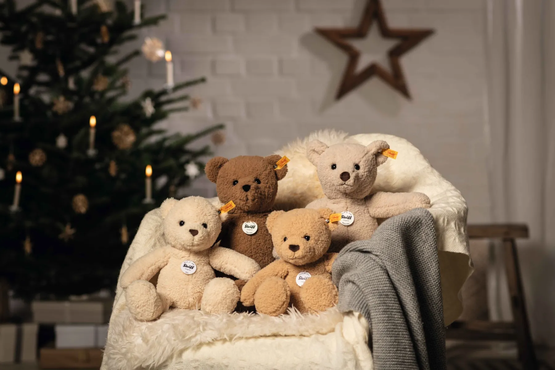Enfant Steiff Anniversaire|Friends*Ours Teddy Ben, 30 cm, beige