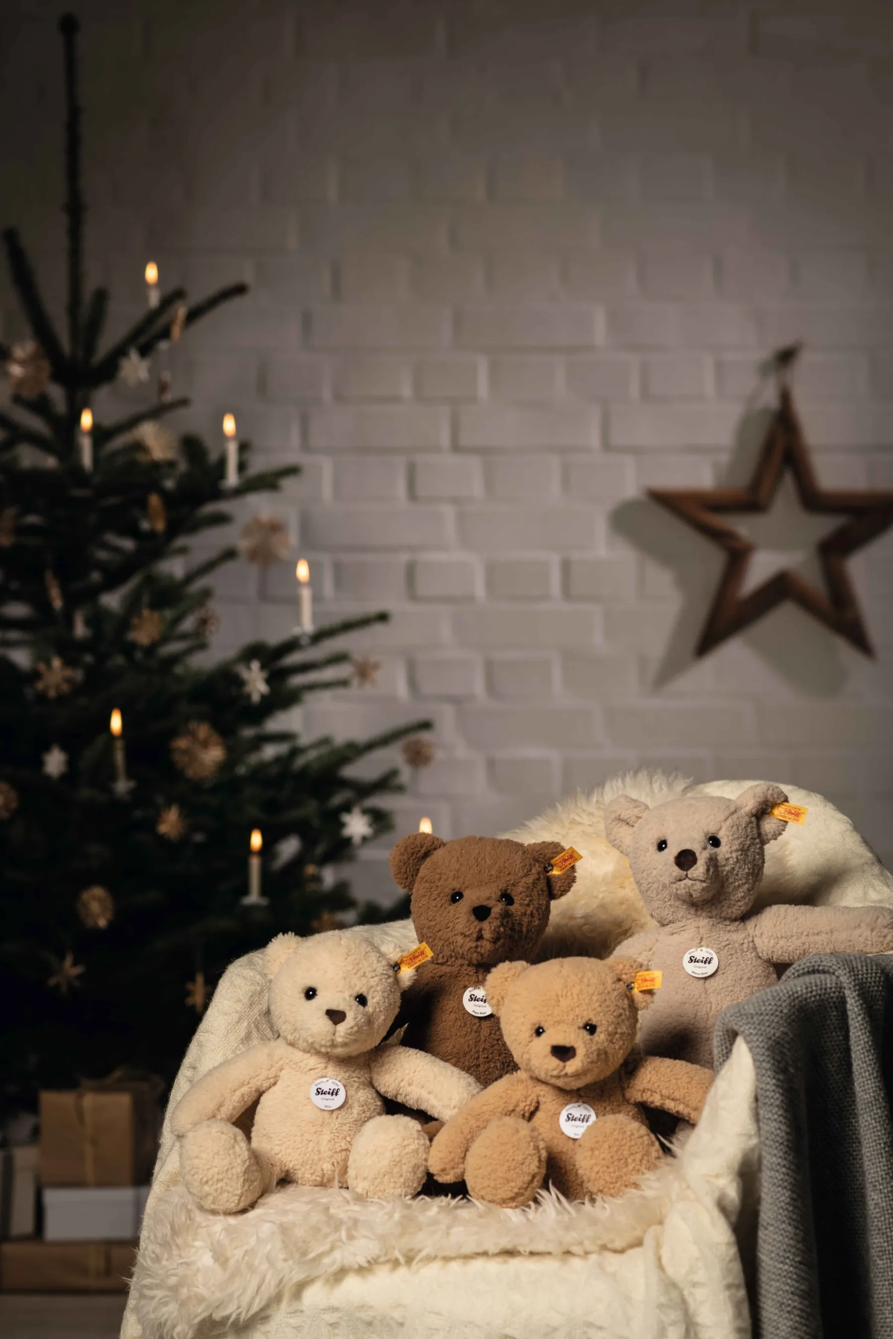 Enfant Steiff Anniversaire|Friends*Ours Teddy Ben, 30 cm, beige