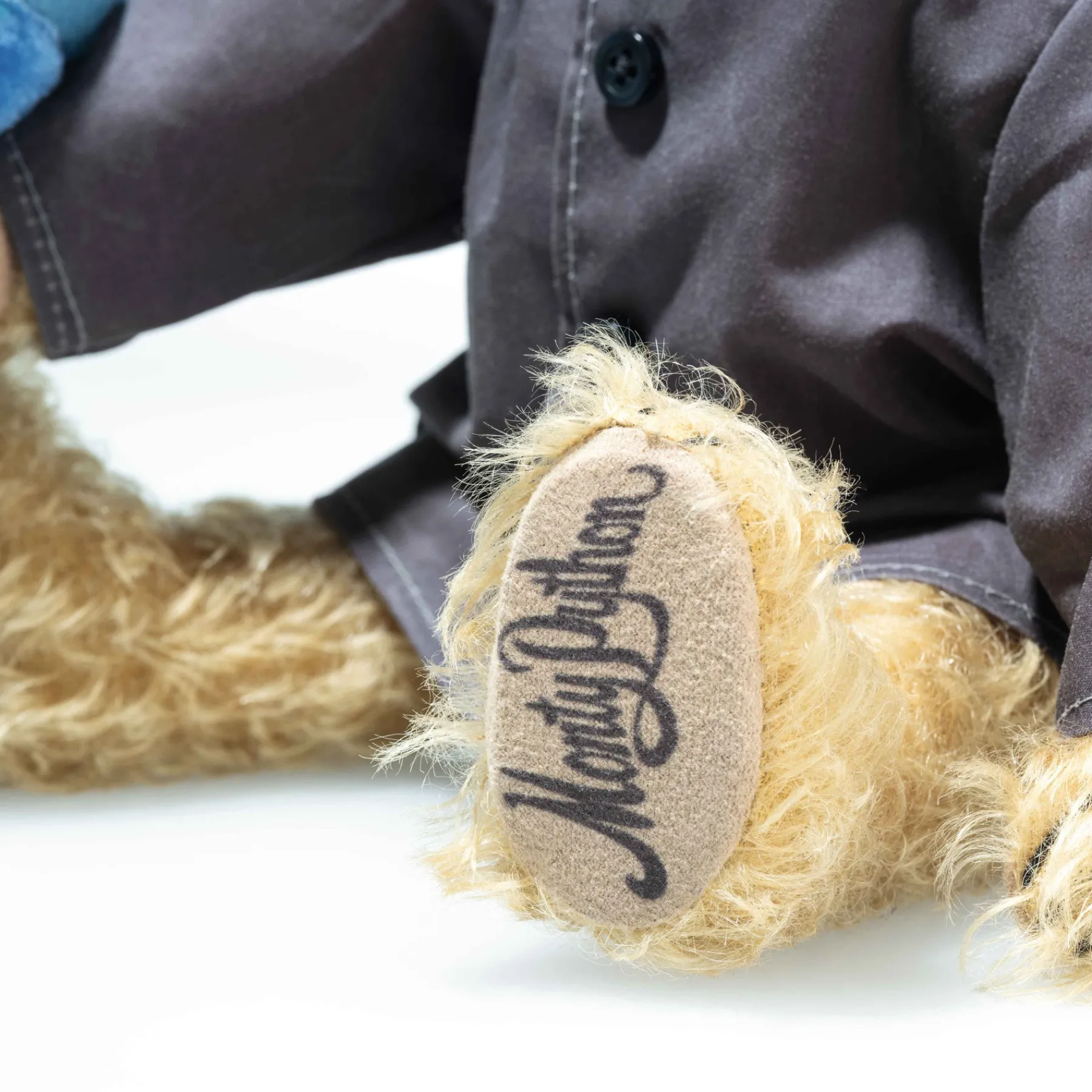 Steiff Édition Limitée*Ours Teddy Monty Python: Sketch du Perroquet mort, 28 cm, brun clair