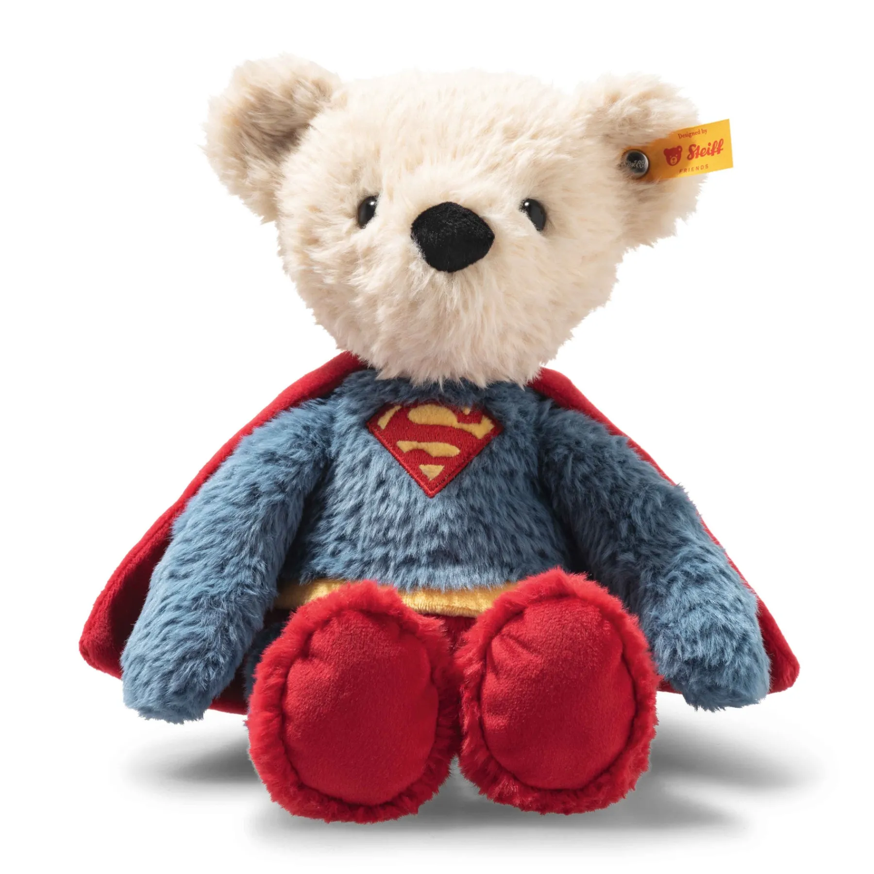 Enfant Steiff Anniversaire|Oursons Teddy Pour Les Enfants*Ours Teddy Superman, 29 cm, multicolore