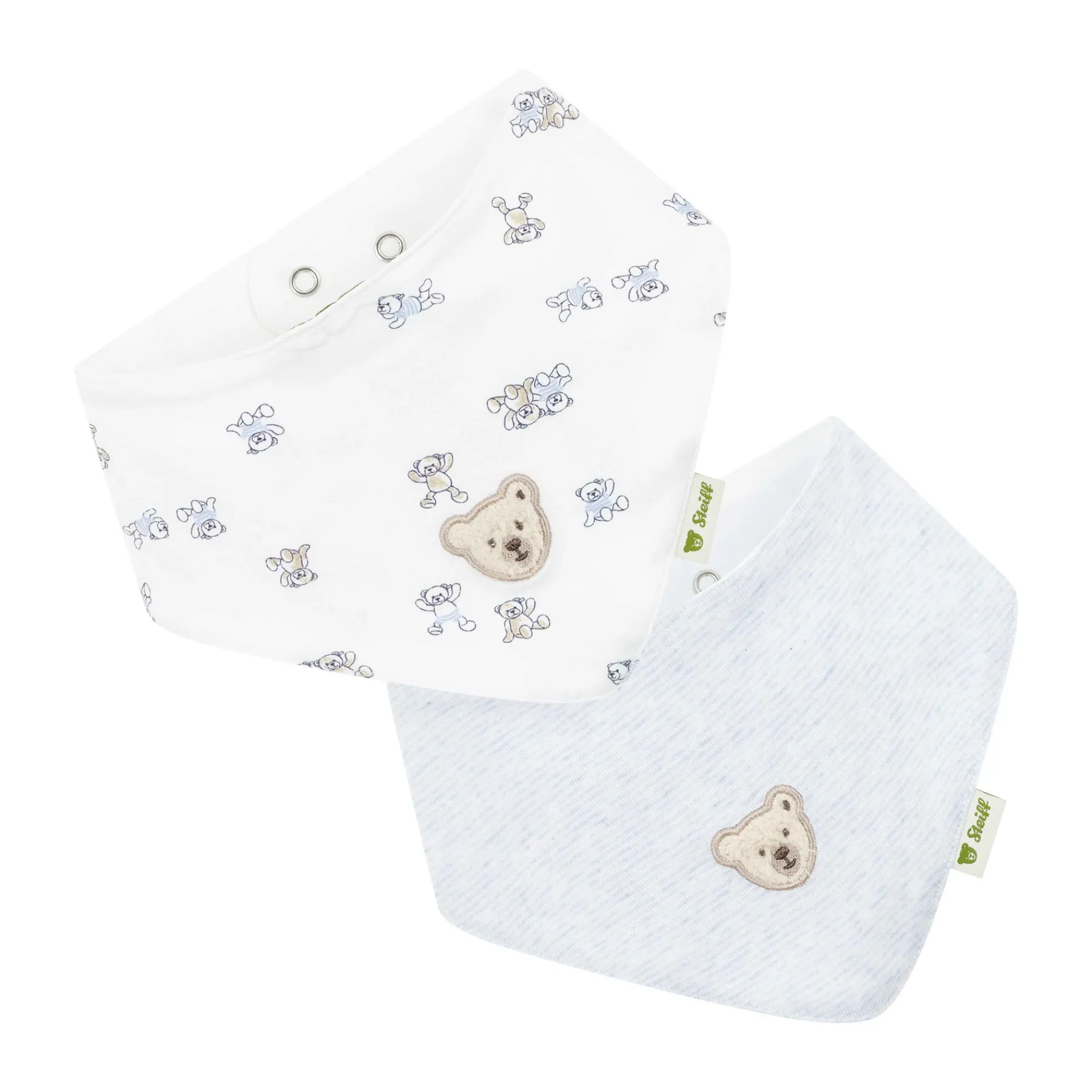 Steiff Naissance|Casquettes, Foulards Et Écharpes Triangulaires*Pack de 2 Bandanas, pour Garçons