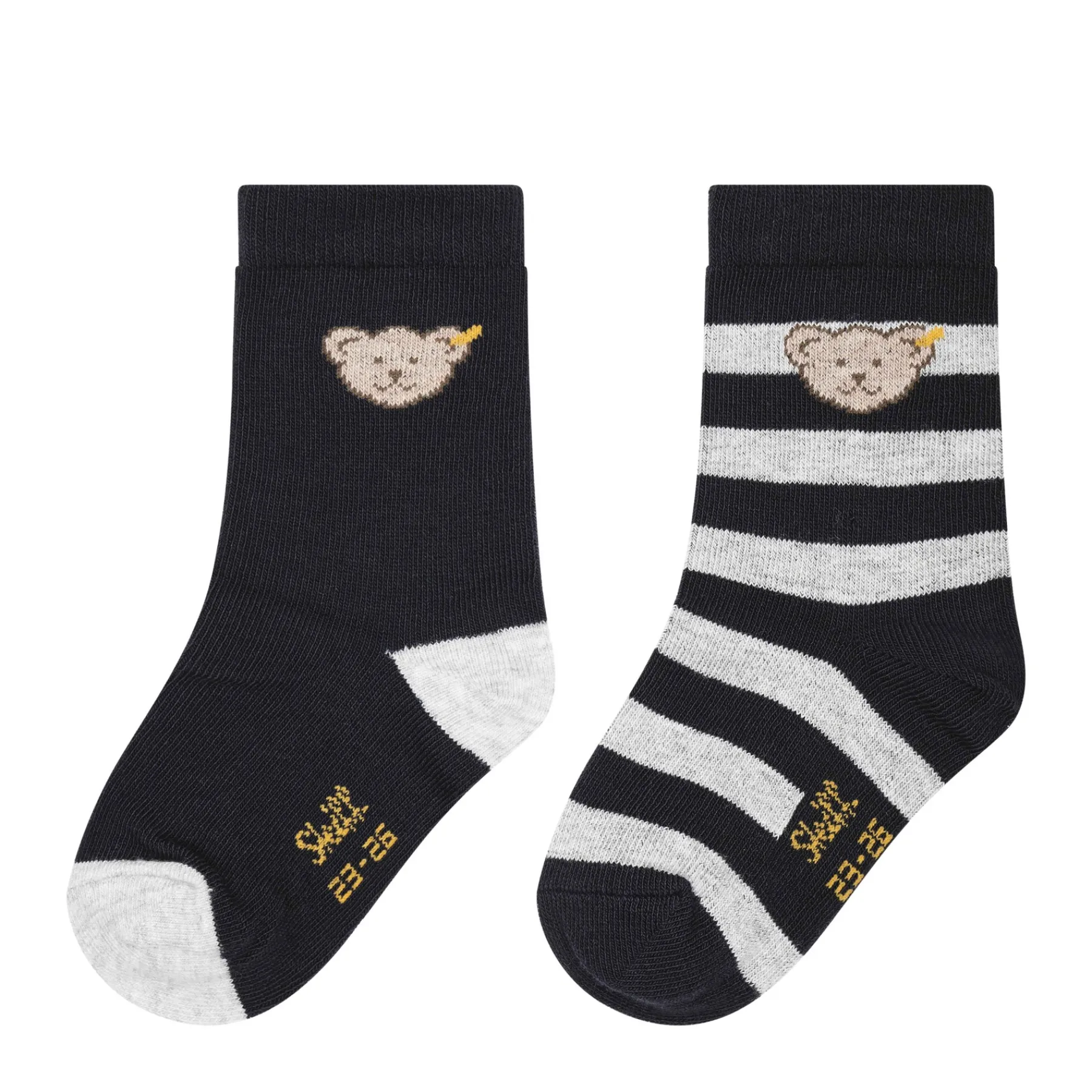 Enfant Steiff Chaussettes Et Collants|Chaussettes Et Collants*Pack de 2 paires de chaussettes GOTS, bleu foncé