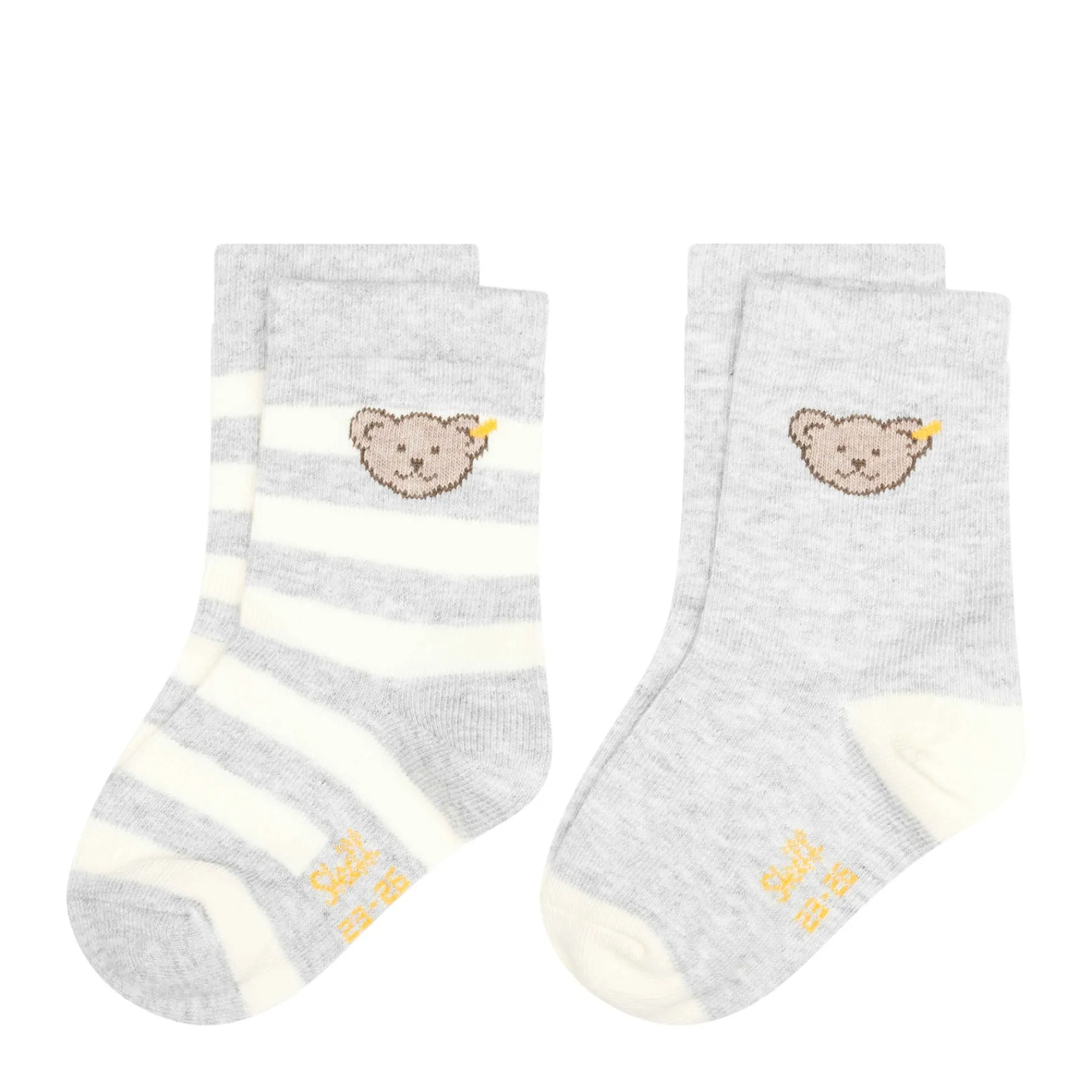 Enfant Steiff Chaussettes Et Collants|Chaussettes Et Collants*Pack de 2 paires de chaussettes GOTS, gris clair