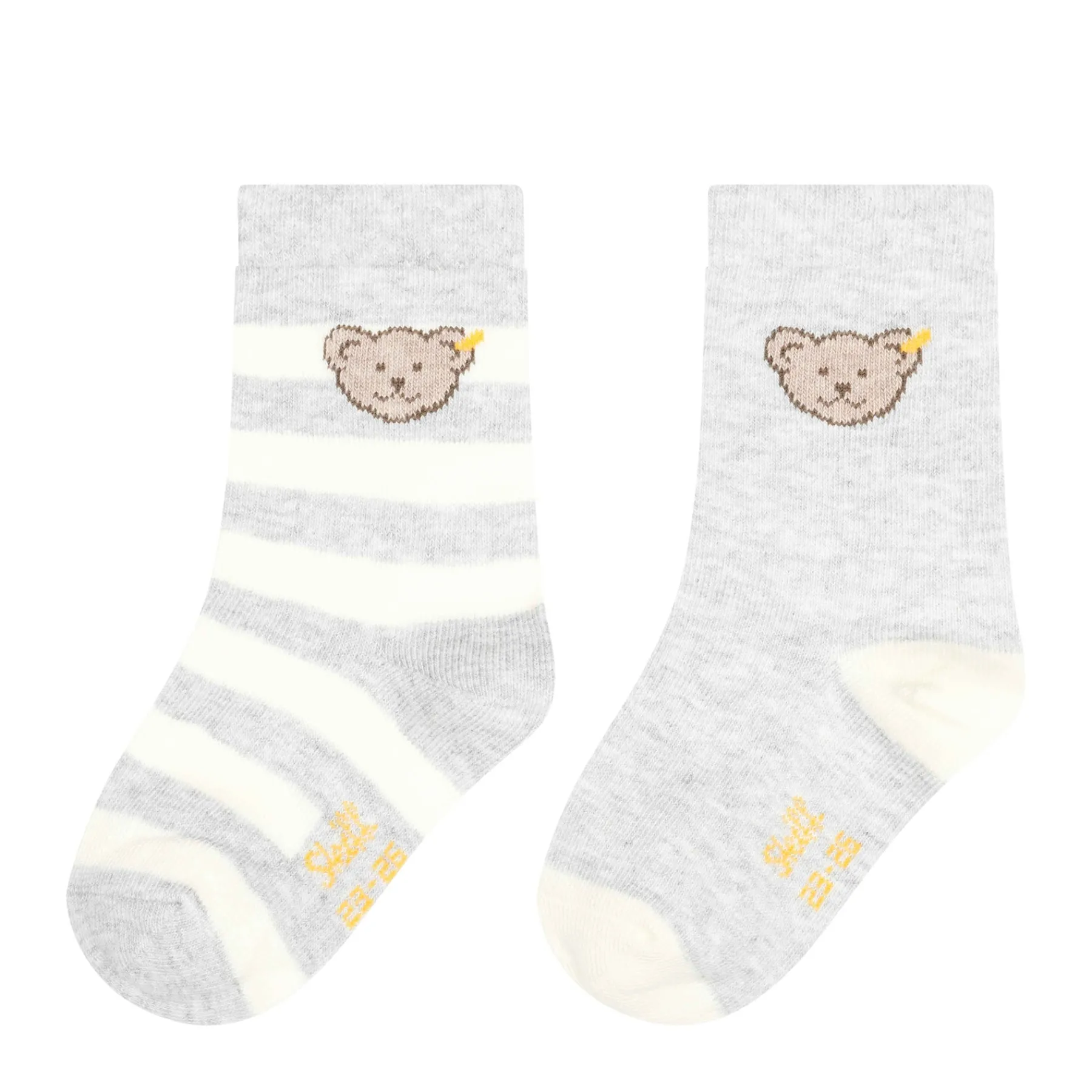 Enfant Steiff Chaussettes Et Collants|Chaussettes Et Collants*Pack de 2 paires de chaussettes GOTS, gris clair