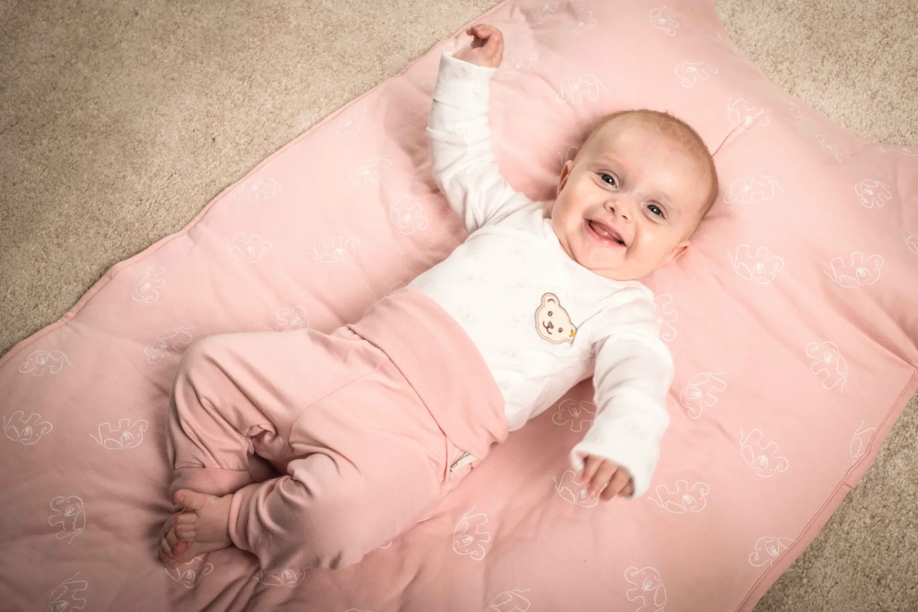 Steiff Vêtements De Bébé Certifiés Gots|Pantalons Et Jeans*Pantalon de jogging GOTS, pâle