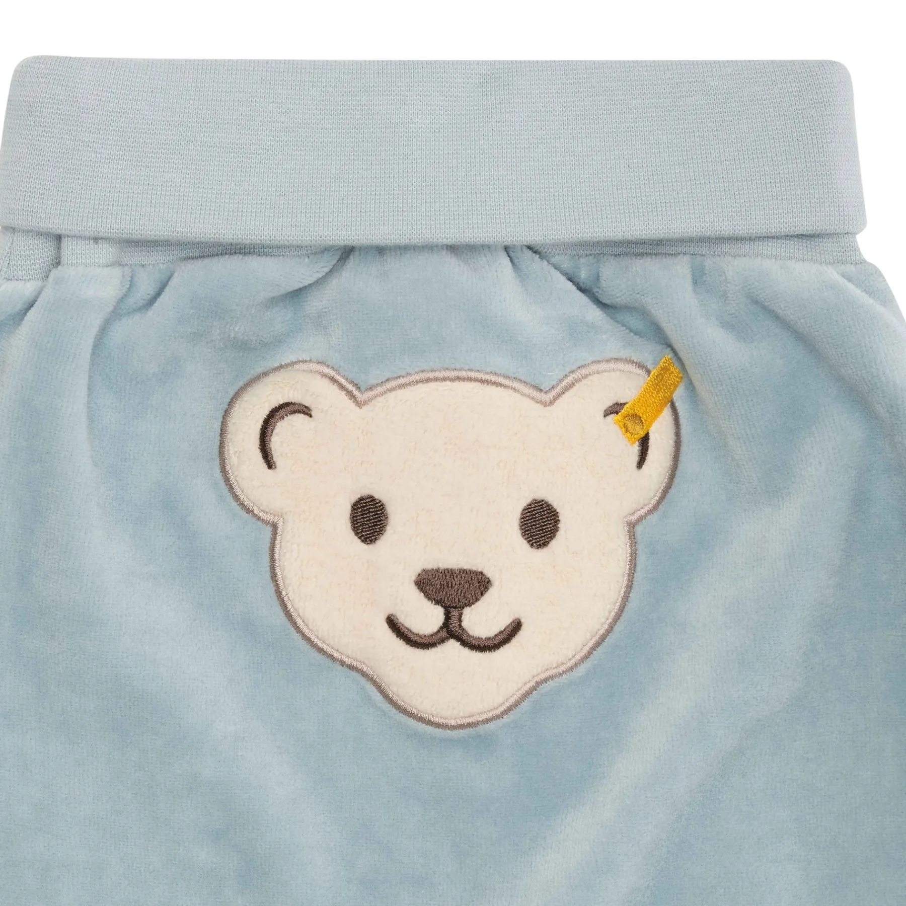 Steiff Naissance|Vêtements De Bébé Certifiés Gots*Pantalon de jogging GOTS, bleu clair