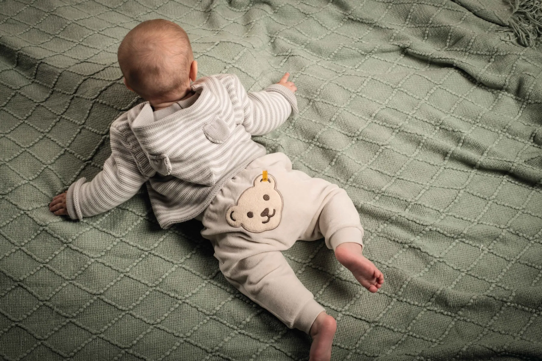 Steiff Baptême|Vêtements De Bébé Certifiés Gots*Pantalon de jogging GOTS,