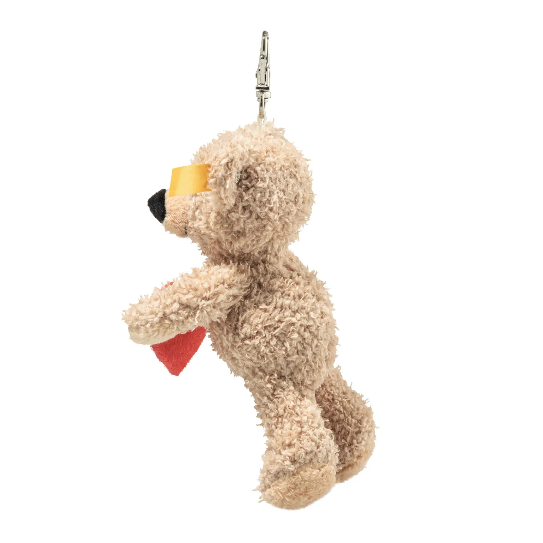 Enfant Steiff Porte-clès|Les Porte-bonheur*Pendentif ours Teddy Fynn – Love, 12 cm, beige