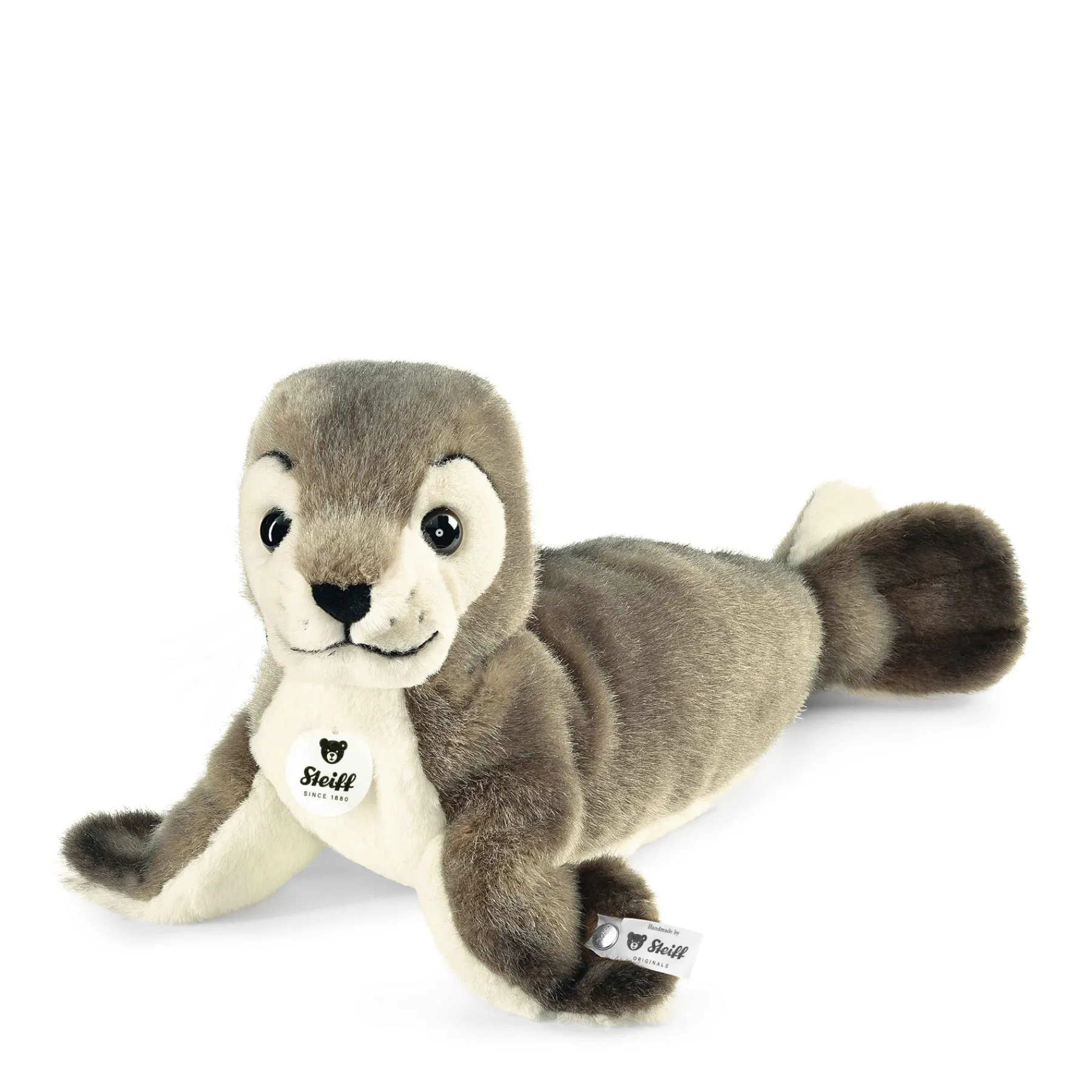 Enfant Steiff Peluches Pour Enfants*Phoque Robby, 30 cm, gris foncé