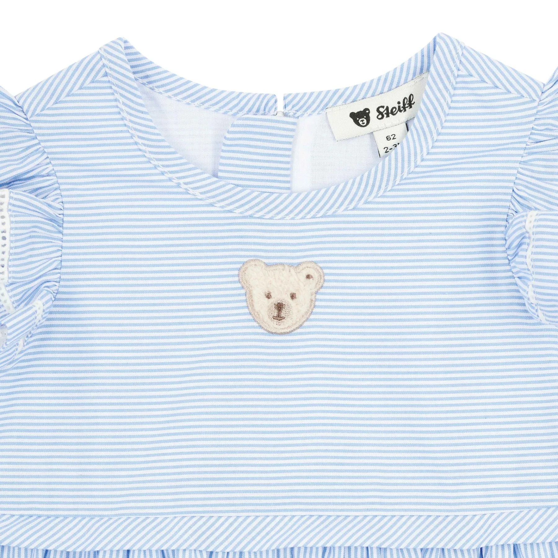Steiff Bébé Filles (taille 56-80)*Robe, bleu clair pour Filles