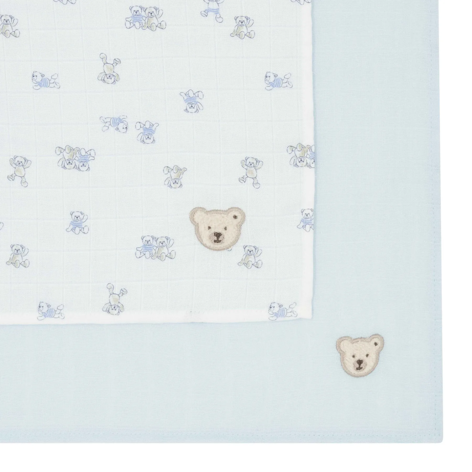 Steiff Naissance|Couches À Bavette Et À Gaze*Set de Lange, pour Garçons