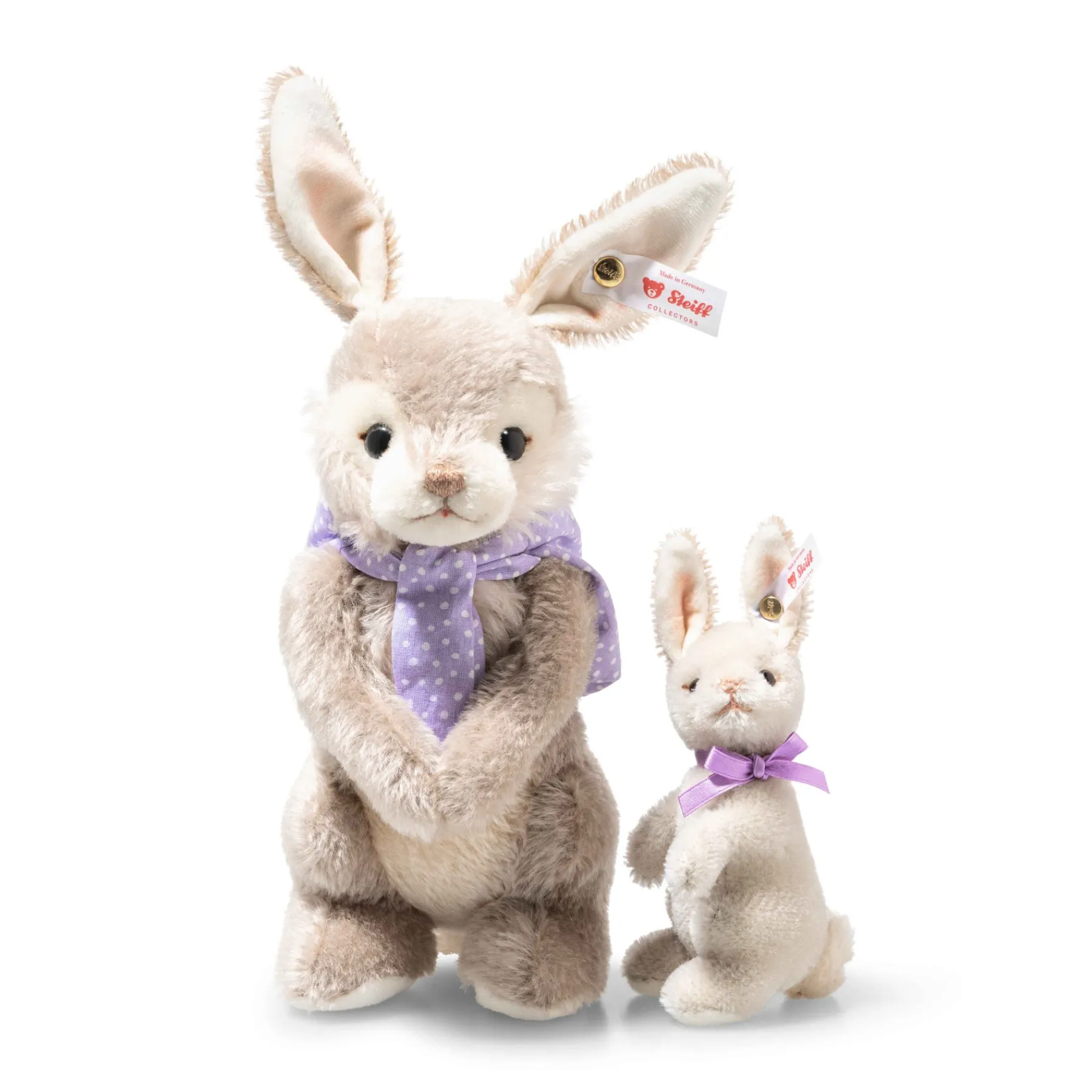 Steiff Édition Limitée*Set de lapin, 21 cm, gris clair