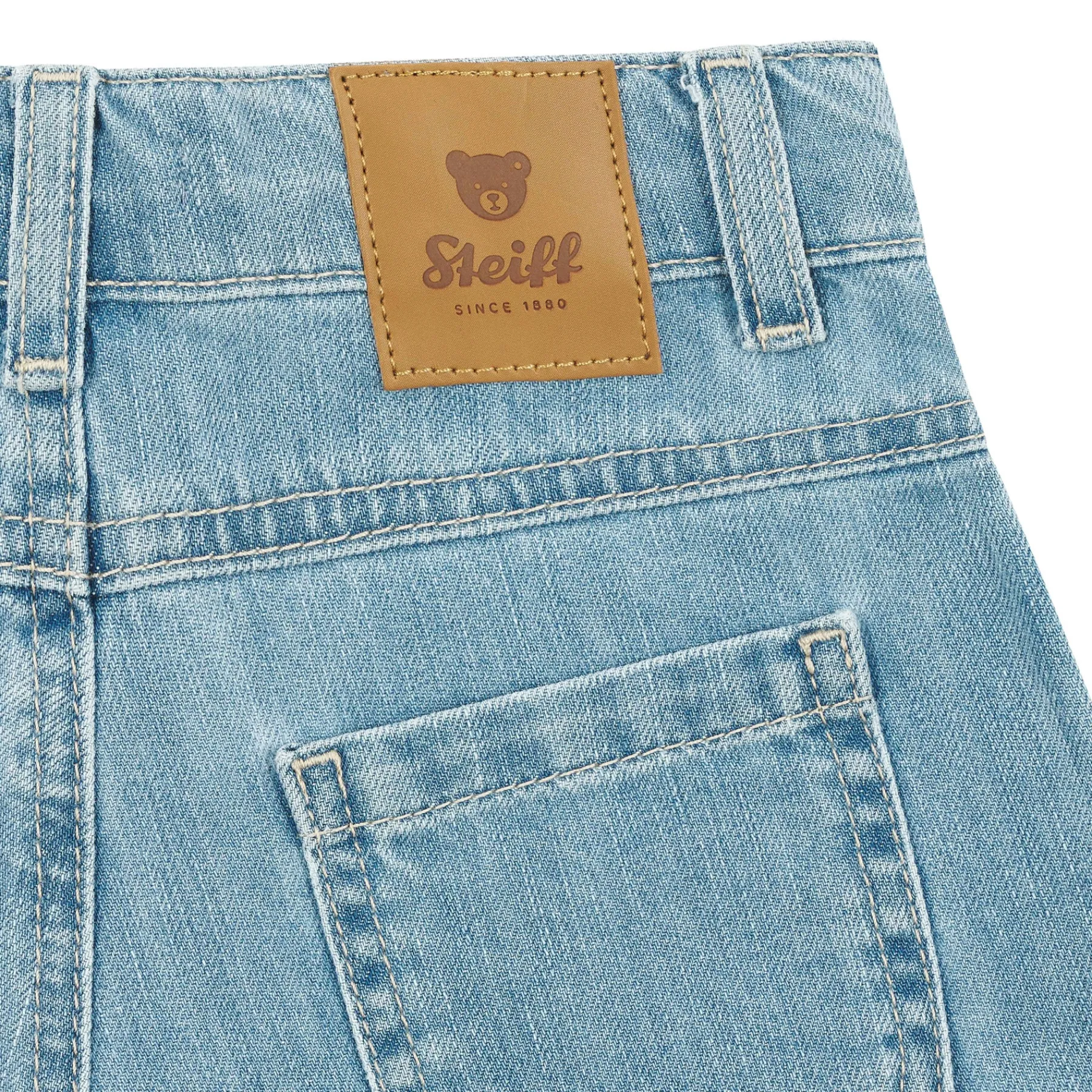 Enfant Steiff Pantalons Et Jeans*Short en jean, bleu moyenne pour Filles