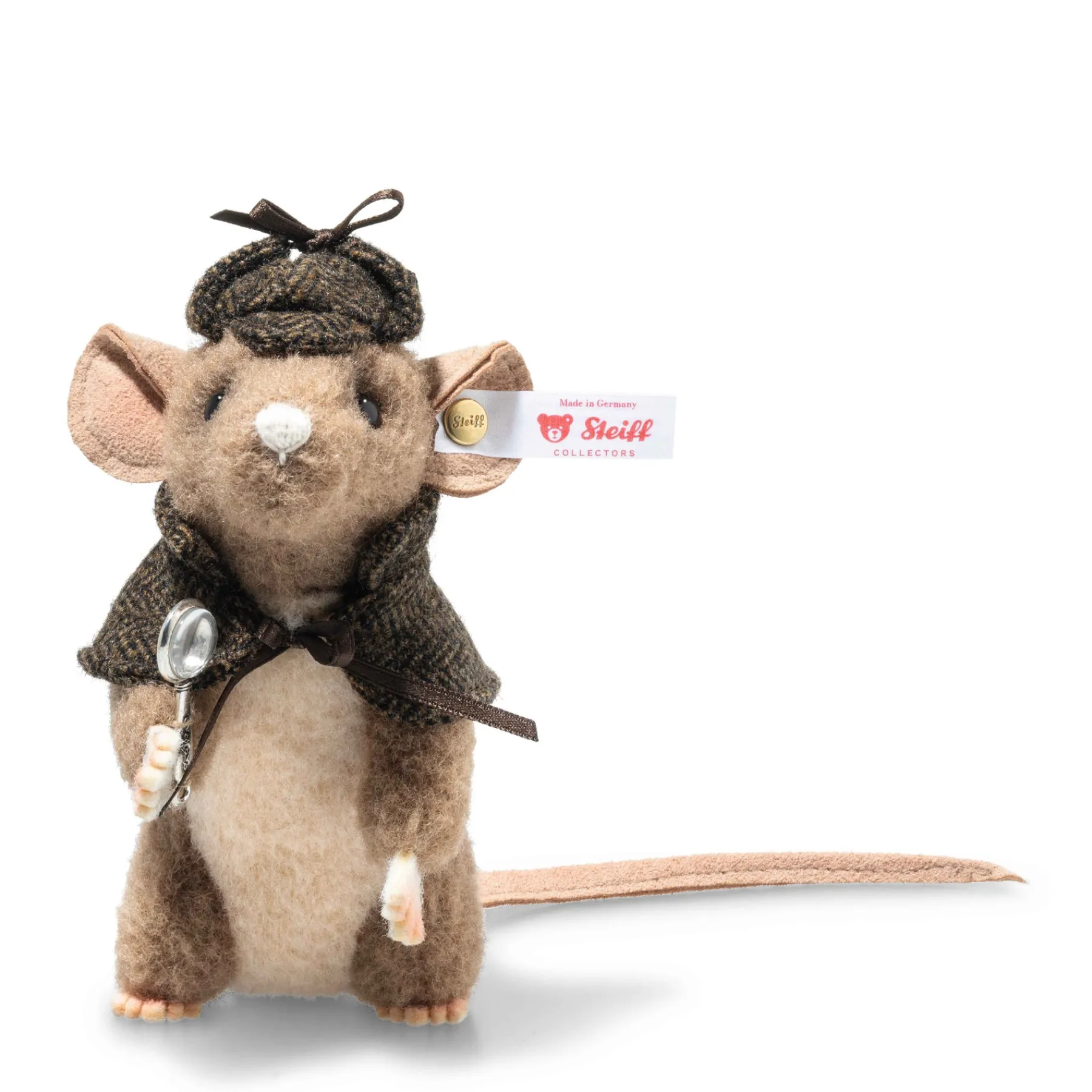 Steiff Édition Limitée*Souris détective, 11 cm, brun