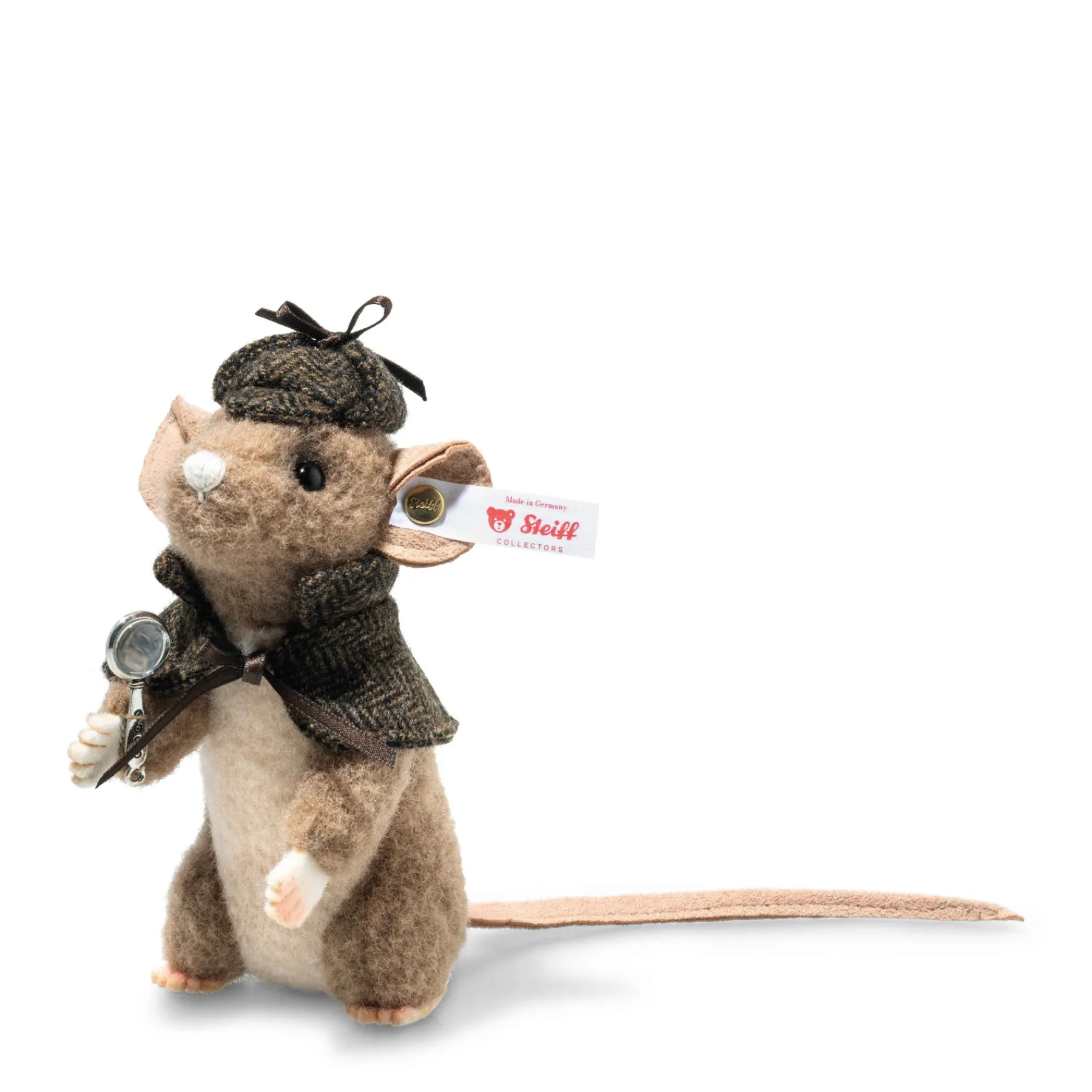 Steiff Édition Limitée*Souris détective, 11 cm, brun