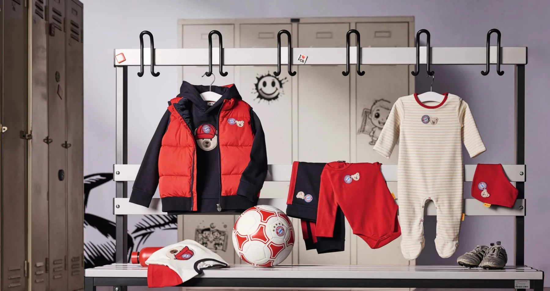Enfant Steiff Vestes Et Sweatshirts|Vestes Et Sweatshirts*Sweatshirt FC Bayern, bleu foncé