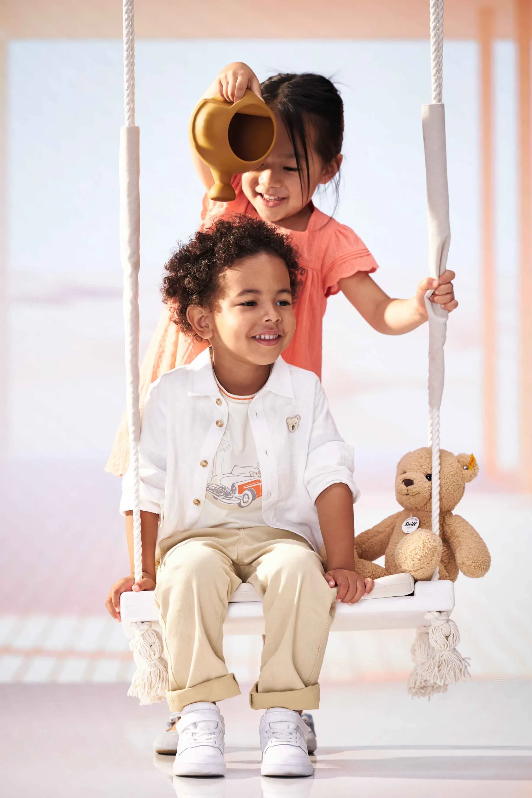 Enfant Steiff Anniversaire|T-shirts À Manches Longues Et Courtes*T-shirt manches courtes, pour Garçons