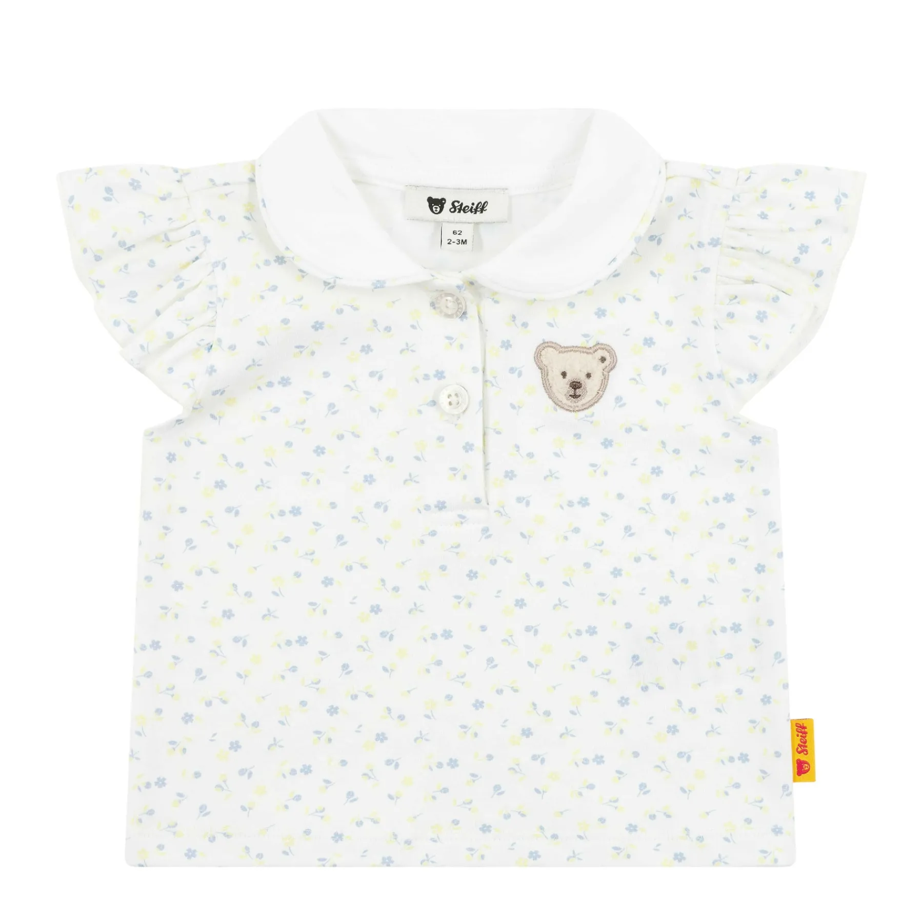Steiff T-shirts À Manches Longues Et Courtes*T-shirt manches courtes, blanc pour Filles