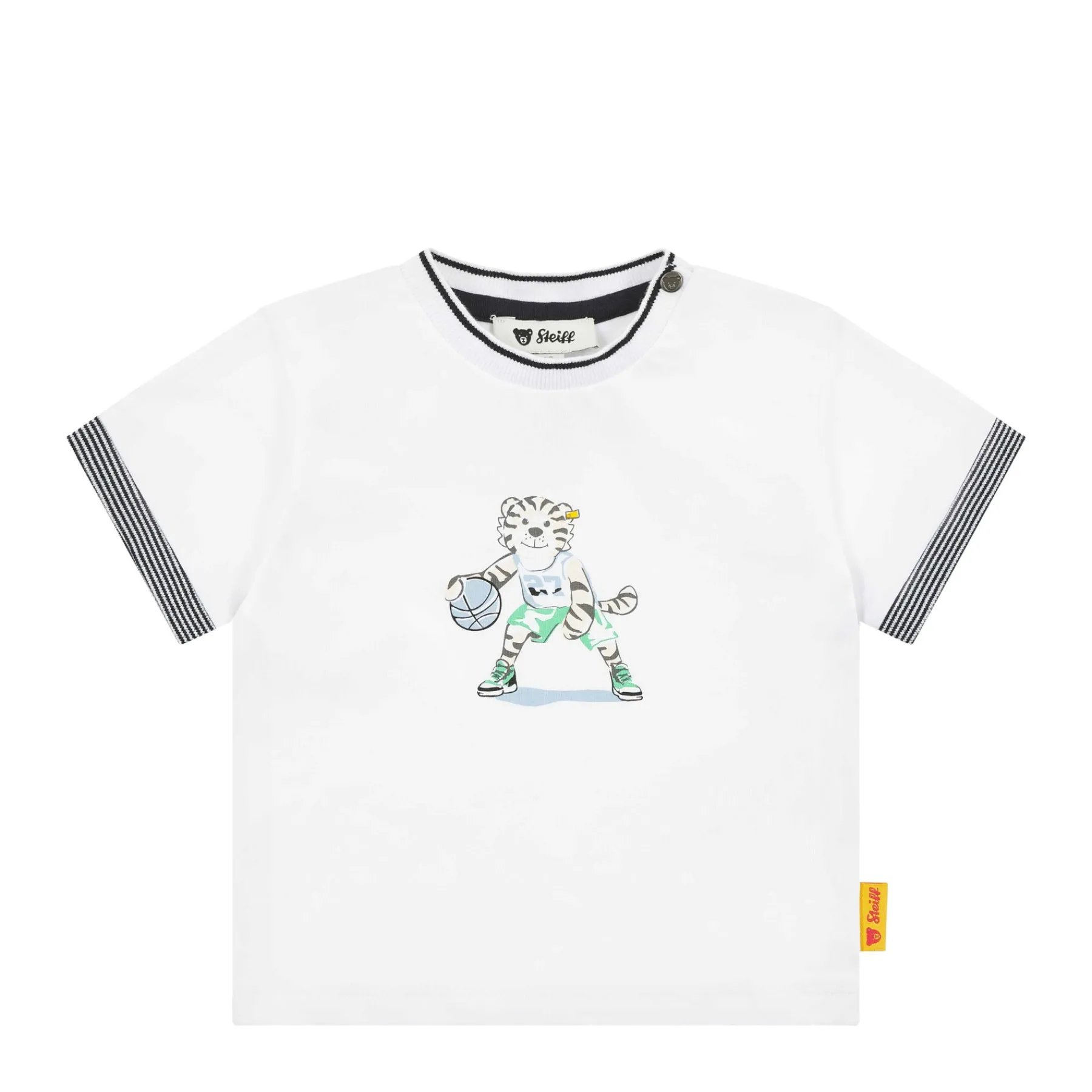 Steiff T-shirts À Manches Longues Et Courtes*T-shirt manches courtes, pour Garçons