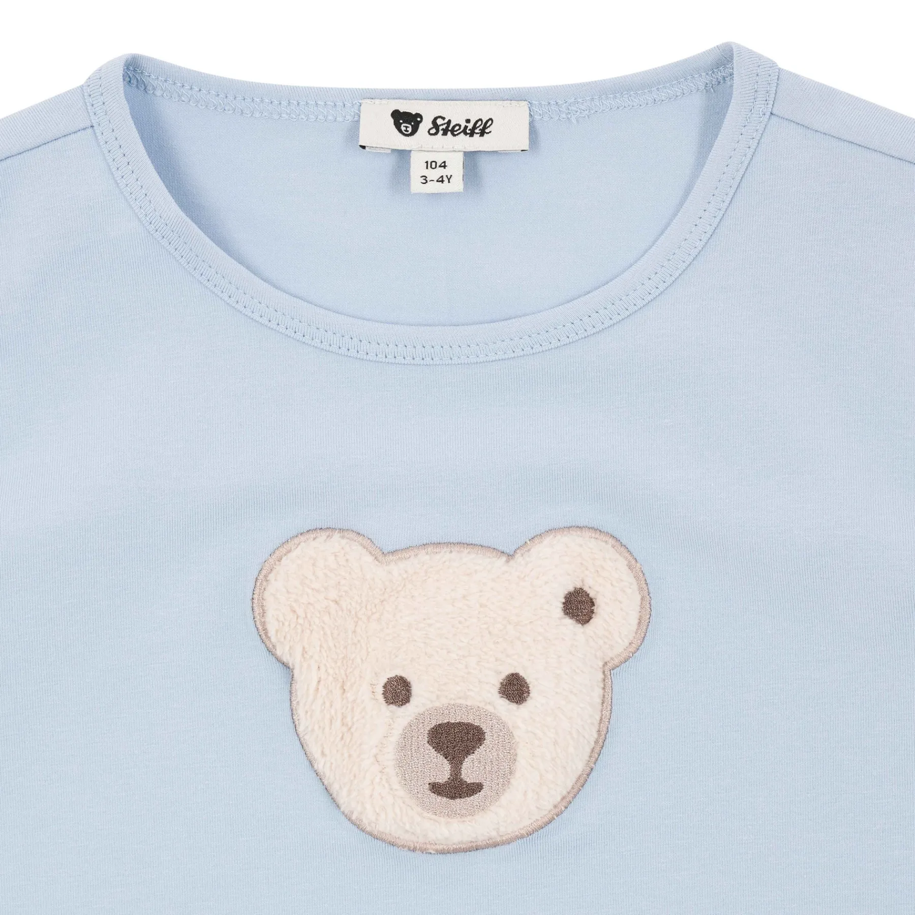 Enfant Steiff T-shirts À Manches Longues Et Courtes*T-shirt manches courtes, bleu clair pour Filles