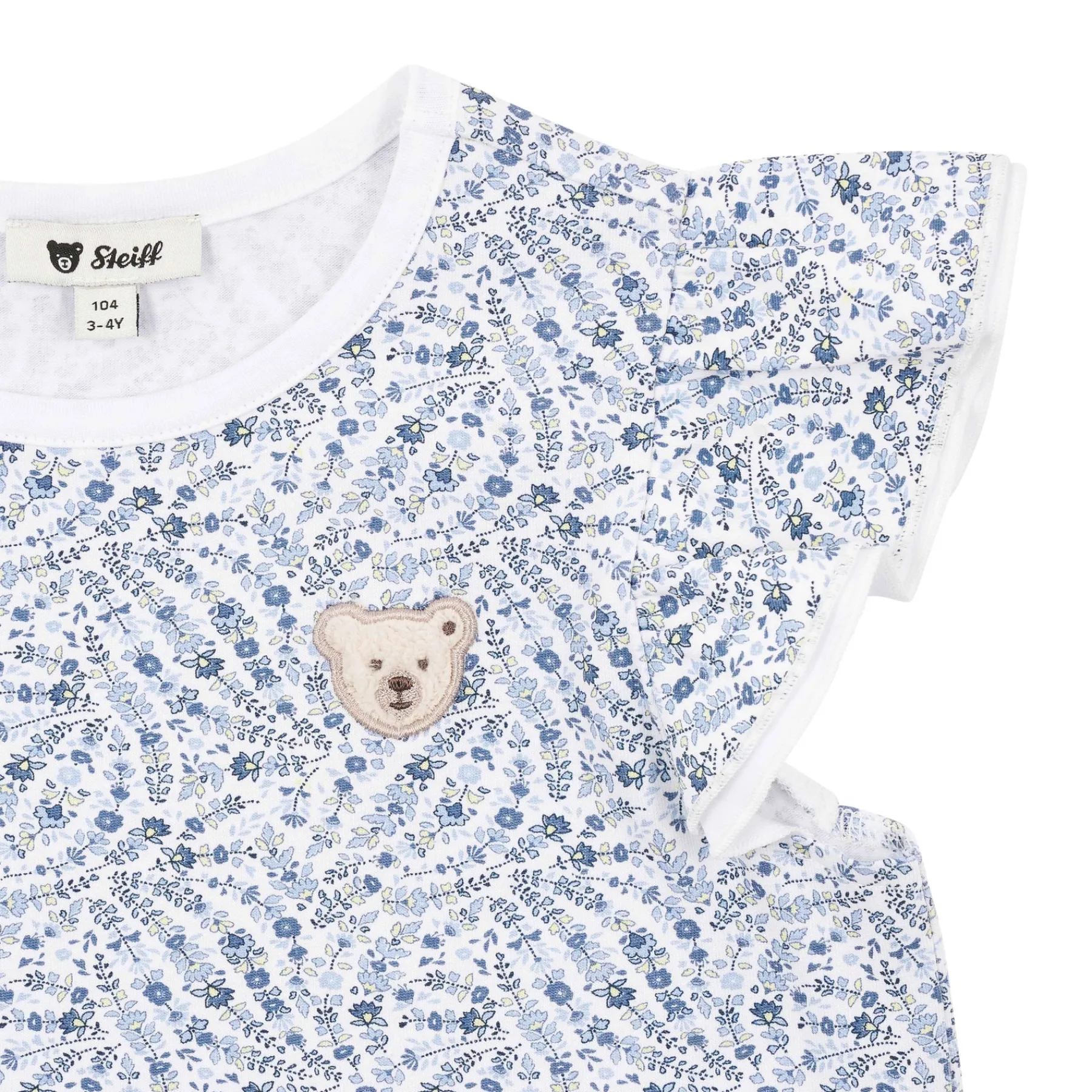 Enfant Steiff Enfant Filles (taille 86-122)|T-shirts À Manches Longues Et Courtes*T-shirt manches courtes, bleu clair pour Filles