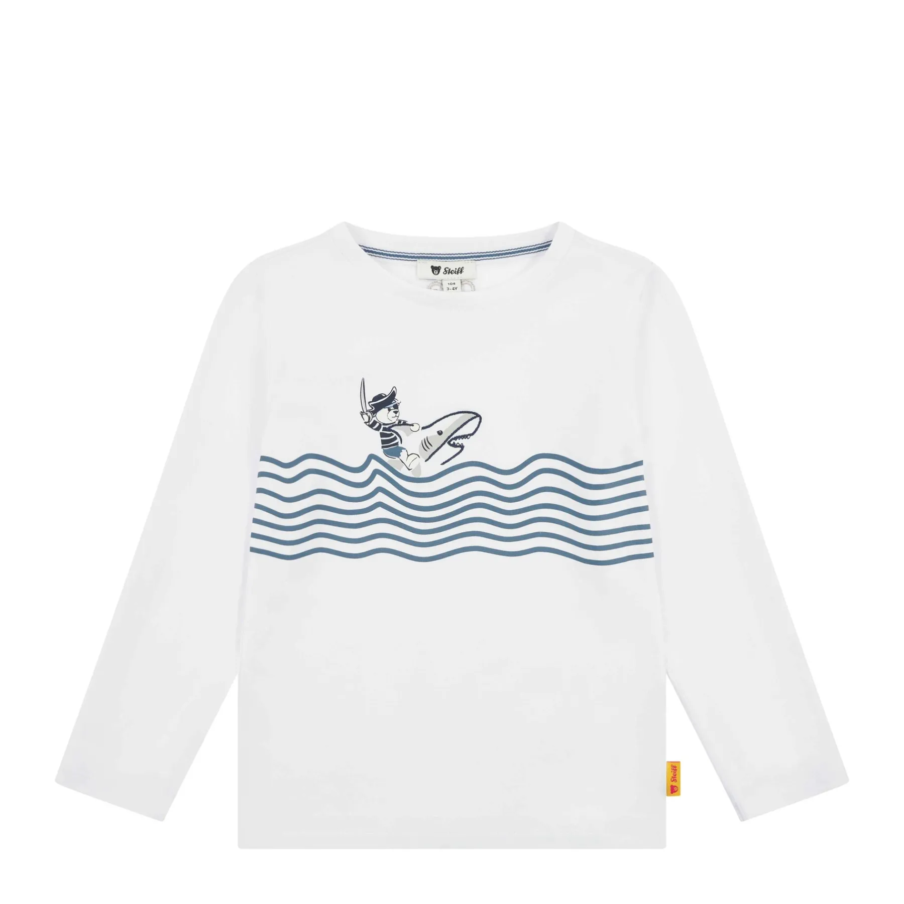 Enfant Steiff T-shirts À Manches Longues Et Courtes*T-shirt manches longues, pour Garçons