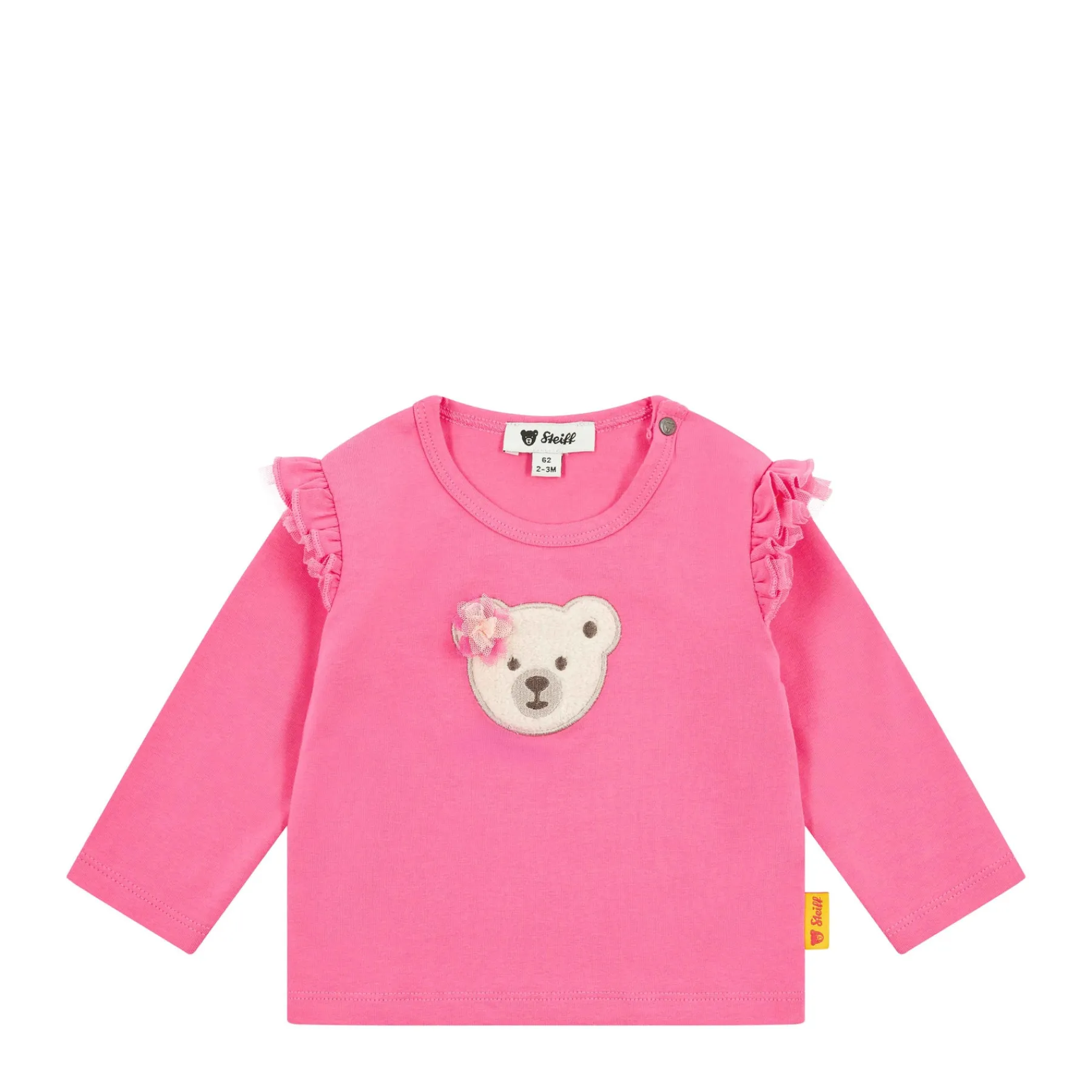 Steiff Bébé Filles (taille 56-80)|T-shirts À Manches Longues Et Courtes*T-shirt manches longues, rose pour Filles