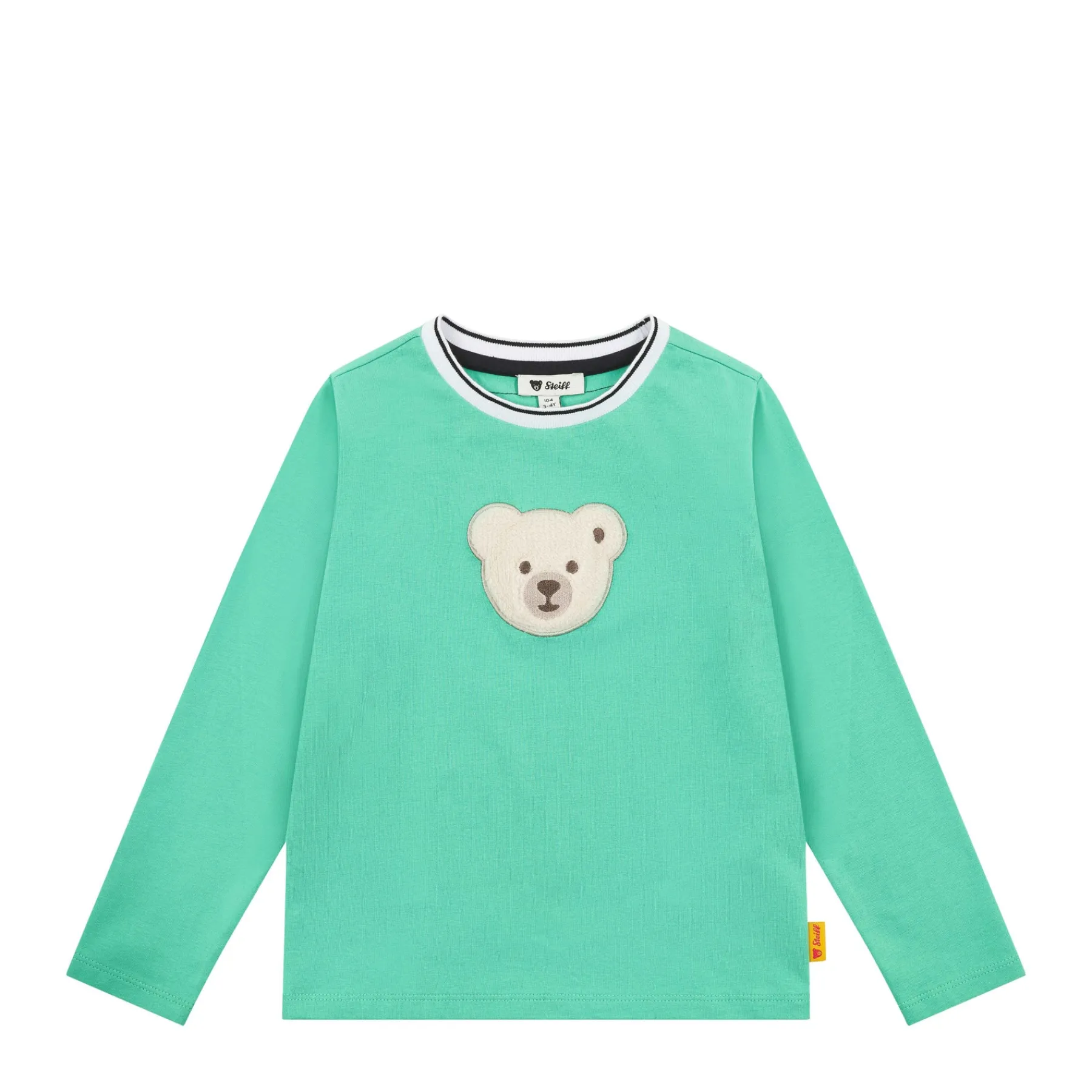 Enfant Steiff T-shirts À Manches Longues Et Courtes*T-shirt manches longues, vert clair pour Garçons