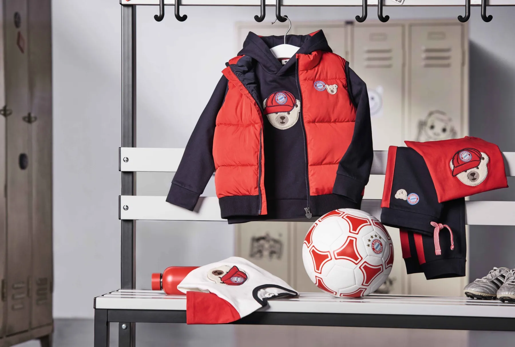 Enfant Steiff Vestes Et Manteaux|Vestes Et Manteaux*Veste sans manches FC Bayern,