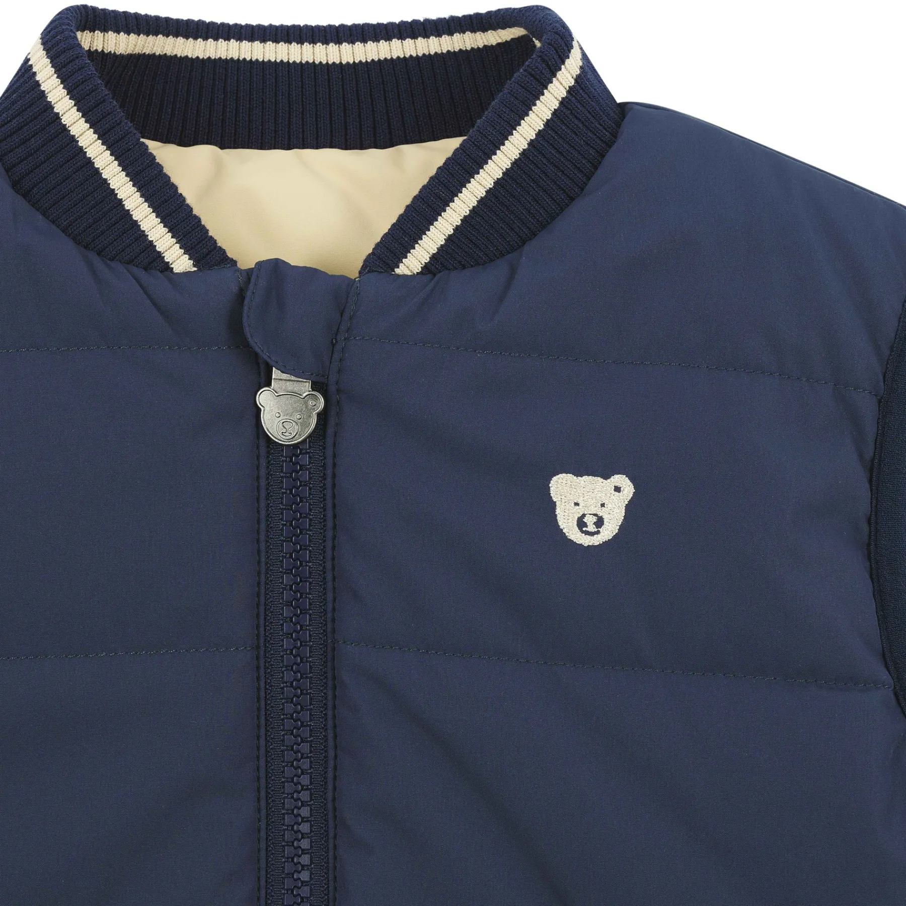 Enfant Steiff Vestes Et Manteaux*Veste sans manches réversible, bleu foncé pour Garçons